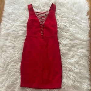 Comfy & sexy red mini dress